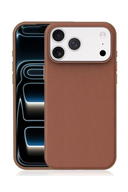 Husa de protectie Woven TechCraft MagCase pentru Apple iPhone 18 Pro Max, Maro