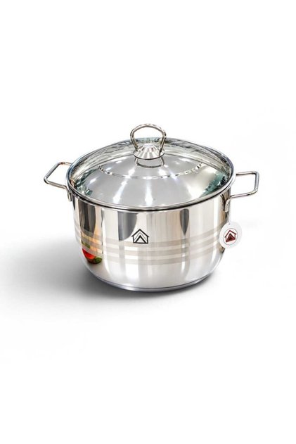 Stainless Steel Cooking Pot Concord 20cm with Internal Measuring Scale, 3L Capacity