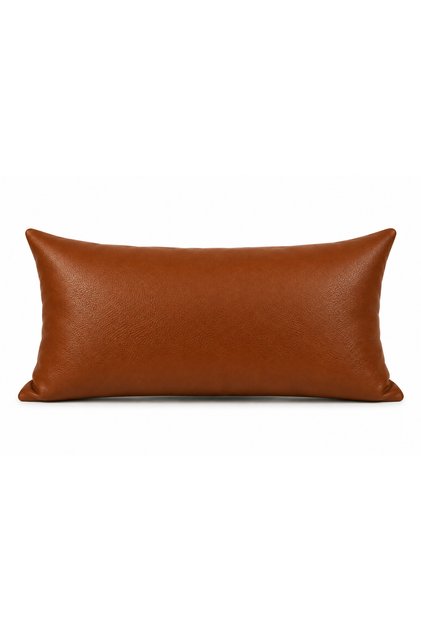 Siena Leather Cushion Cover 30X50 cm - Leather Fabric Single Decorative Cushion Cover