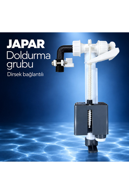 Micro 50470 Gömme Rezervuar Doldurma Grubu Flatör Şamandıra Dirsek Bağlantılı