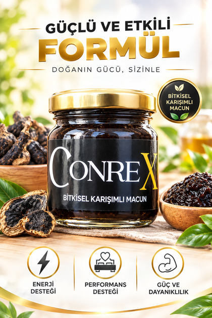 Conrex Bitkisel Karışım Günlük Güç, Kuvvet, Enerji, Desteği Macun 40 Gr