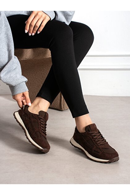 Elvi̇a Brown Women's Sneakers