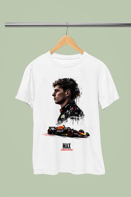 Max Verstappen Baskili Cotton Short Sleeve Regular Fit F1 T-Shirt