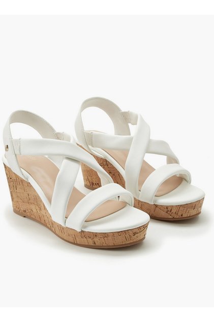 Women Cross Strap Wedge Heel Sandals