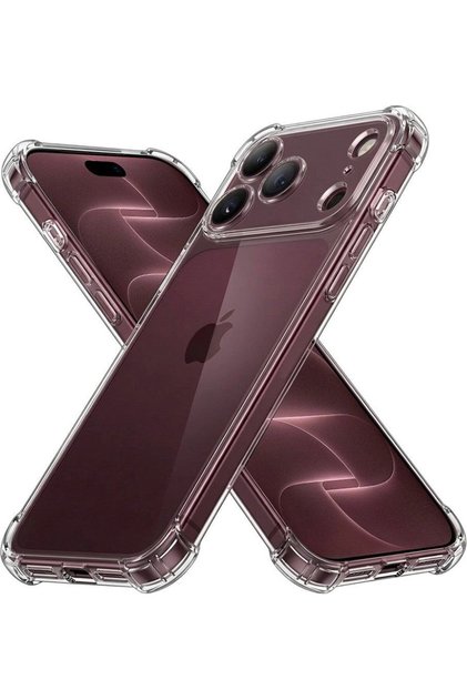 Αντικραδασμική Διαφανής Σιλικόνη - για Iphone 18 Pro Max / Iphone 17 Pro Max - Διαφανές