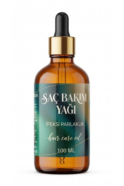 Hair Care Oil Large Size 100 ml / Natural for Silky Shine & Softness for Dry, Dull & Damaged Hair - Argan, Jojoba, Sweet Almond Elixir