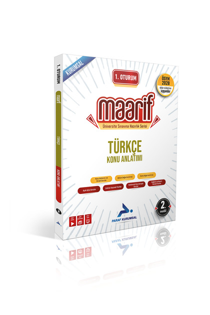 PARAF 1.OTURUM MAARİF TÜRKÇE KONU ANLATIM 2.KİTAP