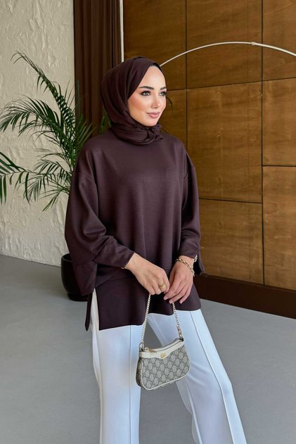 Soft Tunik Kahve