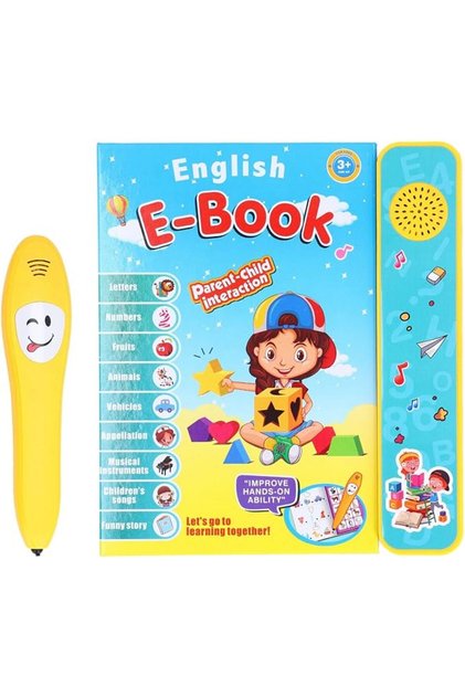 ABC Sound Book for Kids, Electronic Learning Talking Book, Birthday, Learn English for Reading