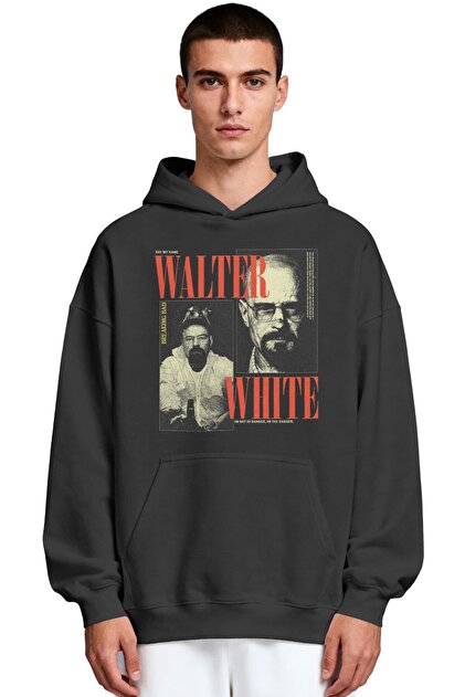 Breaking Bad Walter White Series Pre-Printed Unisex Oversize Premium Hoodie