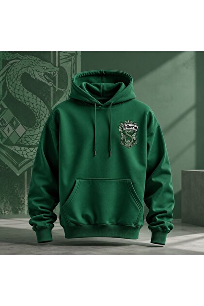 New Season Combed Cotton 3 Yarn Harry Potter Houses Printed Hooded Sweatshirt with Kangaroo Pocket