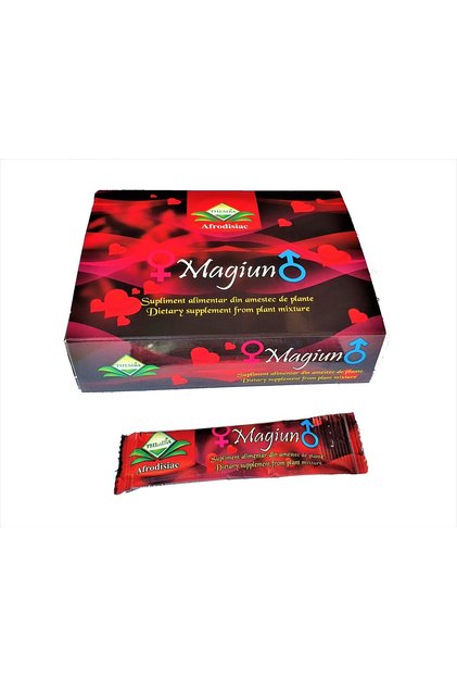 Magiun Afrodiziac, cutie cu 12 plicuri, pentru El/Ea, Crește libidoul, Stimulent