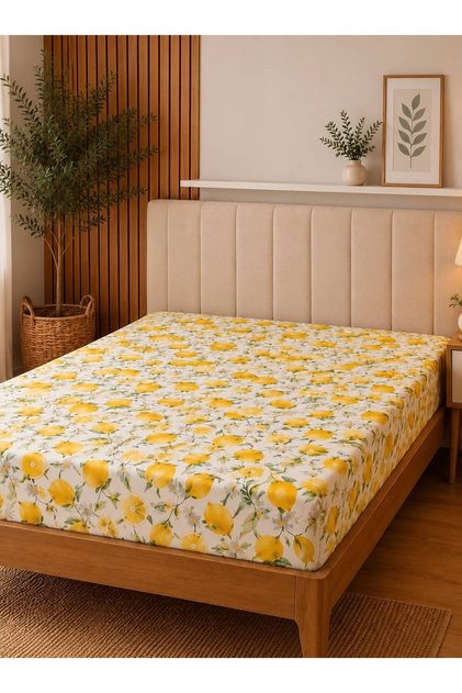 King Size Elastic Sheet 180 X 200 (Without Pillow)