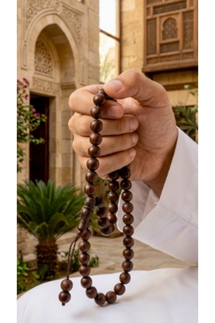Authentic Kok Wood Prayer Beads | Soft Ball Story | Practical Small Size for Everyday Elegance 33 Beads 10 Milli - 33