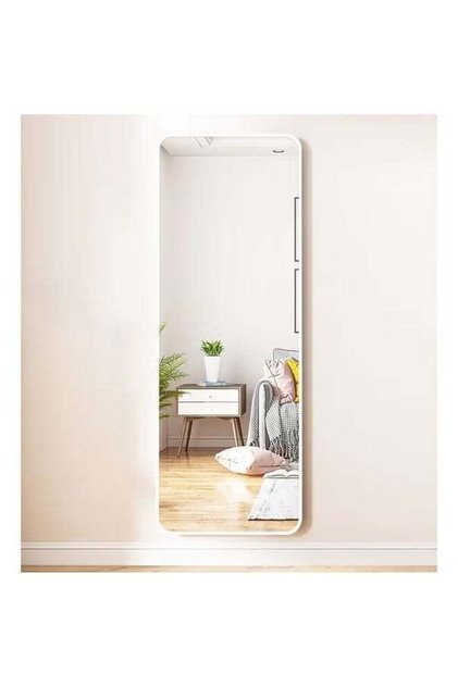 Wall Mounted Full Length Mirror, Modern Slim Rectangular Dressing Mirror, HD Clear Reflection, Spa