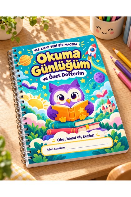 Çocuklar İçin Okuma Günlüğüm ve Kitap Özet Defterim