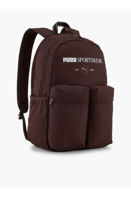 Logo Print Backpack for Kids 5-13 Years with Front Pocket