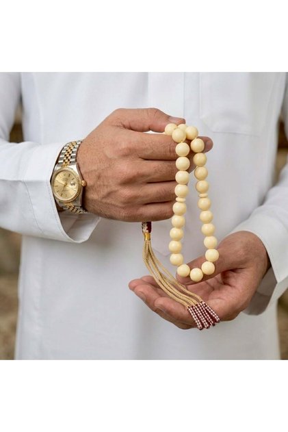 مسباح بكلايت سكري فاخر - خرز كروي "تفصال خاص" | أناقة المناسبات الرسمية - 45 - 10 ملي - سكري
