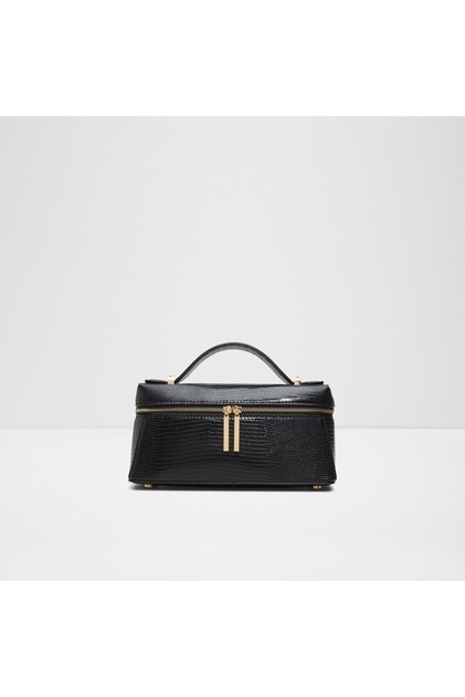 Kalliana Ladies Black Top Handle Bag