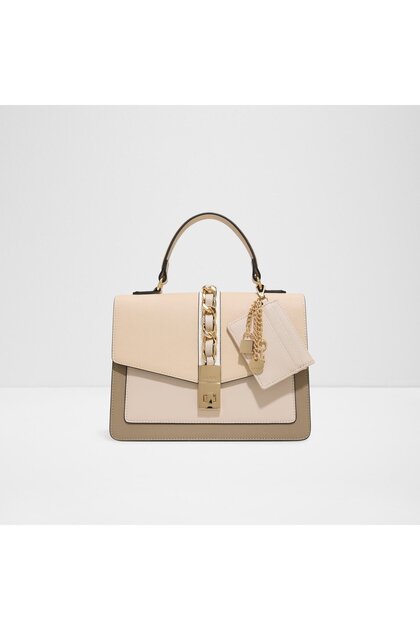 Impasse Ladies Beige Top Handle Bag