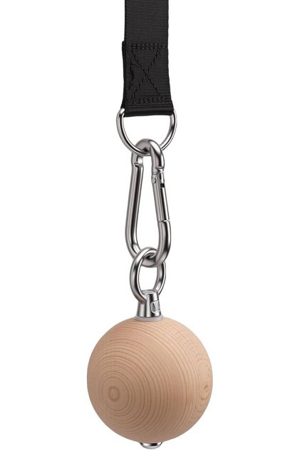 قوة تدريب قبضة كرة خشبية لسحب الحديد، ملحق عملي لقبضة محايدة | Strength Training Wooden Ball Grip fo
