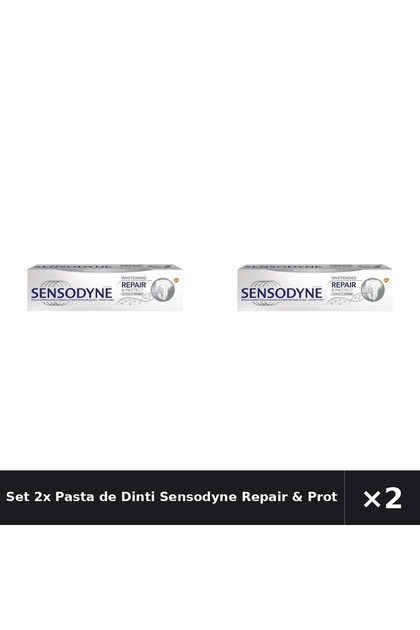 Set 2x Pastă de dinți Repair & Protect Whitening, 75 ml