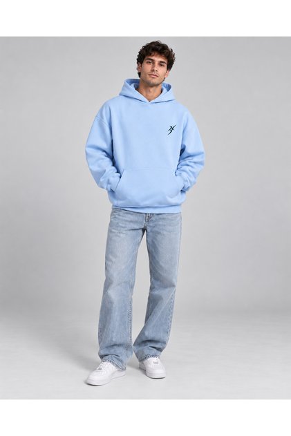 Icon Unisex 3 Thread Thick Fabric Hooded Hoodie Sweatshirt Oversize