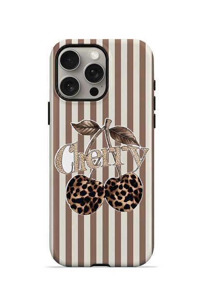 iPhone 15 Pro Max Vorian Double-Layered Case in Cherry Leopard