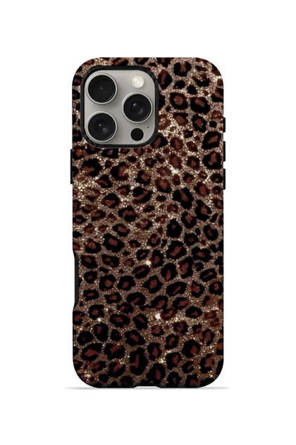 iPhone 16 Pro Max Vorian MagSafe Çift Katmanlı Klasik Leopar Kılıf
