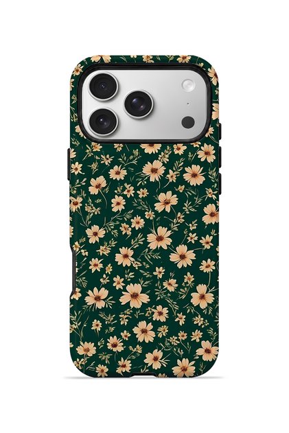 iPhone 17 Pro Max Vorian Double Layer Green Daisy Case