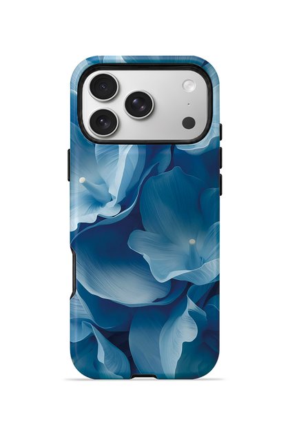 iPhone 17 Pro Max Vorian Dual Layer Blue Hydrangea Case