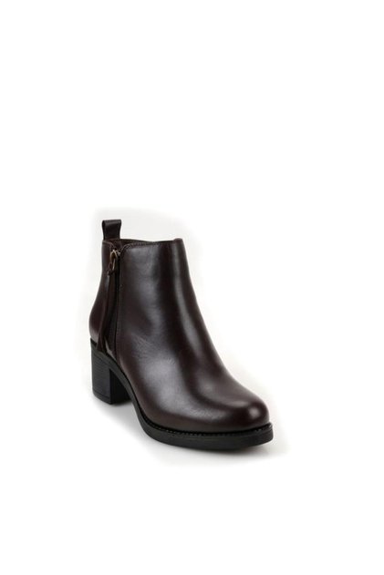Ps-66374 Women's Genuine Leather Heeled Boots