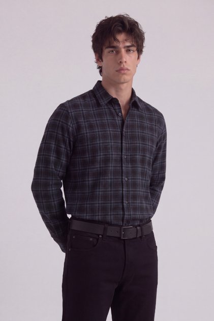 Oversize Plaid Shirt