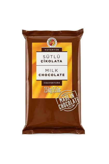 Sütlü Kuvertür Çikolata 2,5 Kg