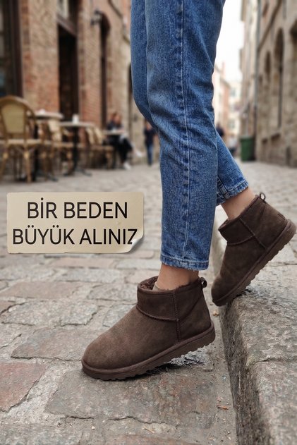 Women's Mini Suede Soft Ankle Boots with Fur Inside, Low Heel Suede Thick Sole Women's Boots