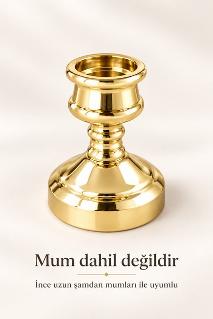 Şamdan Mumluk 2,3 cm Çap Mum Uyumlu Dekoratif Mum Tutucu İnce Uzun Kalem Mum Şamdanı Masaüstü Salon Yemek Masası Ev Dekorasyonu Gold Gümüş Siyah Mumluk Mum Dahil Değildir
