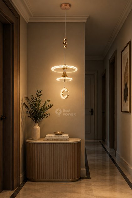 Ultraqee Led 3 Lights Gold 6173 for Decoration | For Reception and Interior Spaces -
