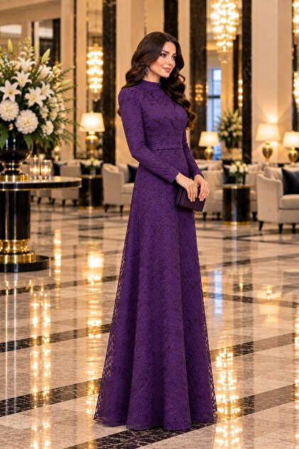 Asian Hijab Evening Dress Tbsanr46