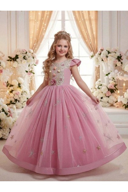 Рокля, розова