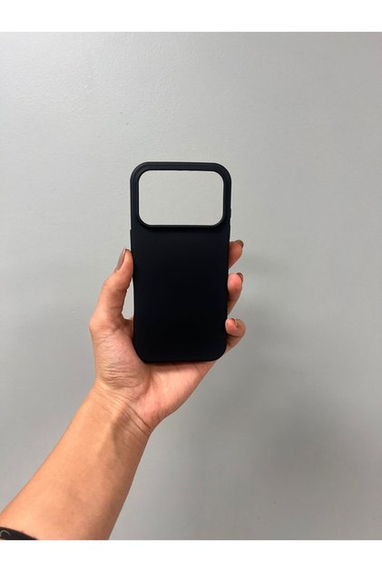 iPhone 18 Pro Max Case Black Color Inside Velvet Camera Raised Launch Silicone Protective Cover