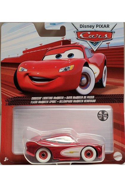 Disney Cars Single Vehicles Cruisin Lightning Mcqueen Gkb17