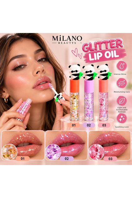 Glitter Lip Oil Shimmering Lip Oil – Shiny Appearance