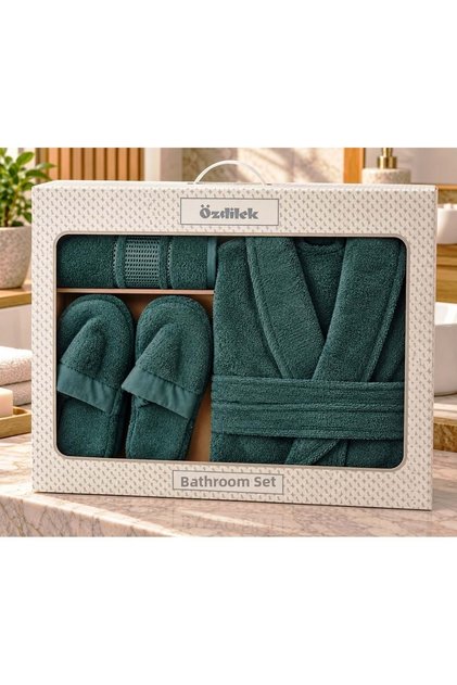 Colourist Emerald Personal Bathrobe Set (Size L)
