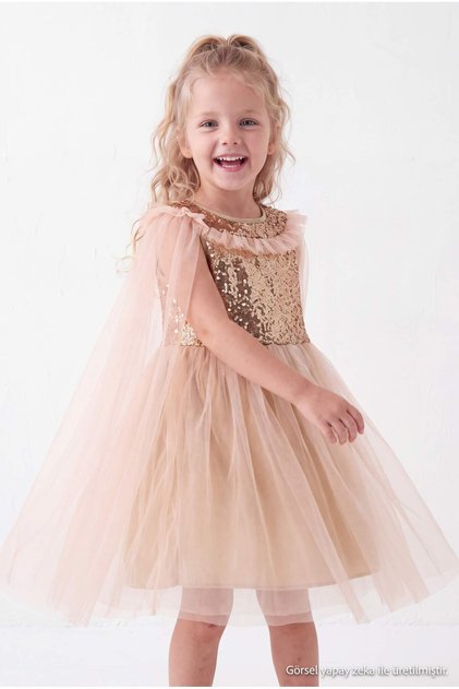 Pink Tulle Birthday/Party Dress Woven Dress Tkdaw27El00020