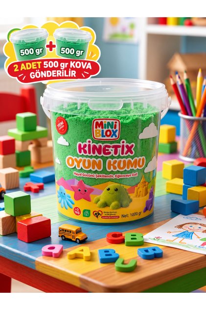 Doğal Kinetik Oyun Kumu 1kg
