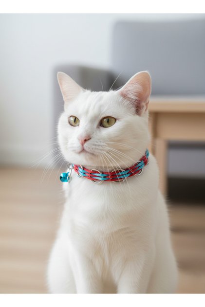 Cat Collar Leash Adjustable Flashing Rope Trabzonspor with Sound Bell
