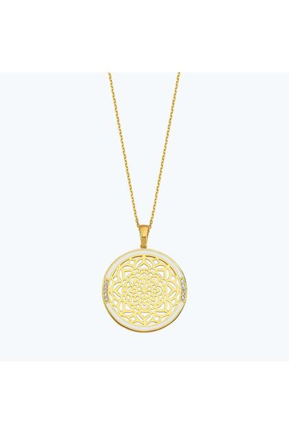 22 Ayar Mandala Kolye