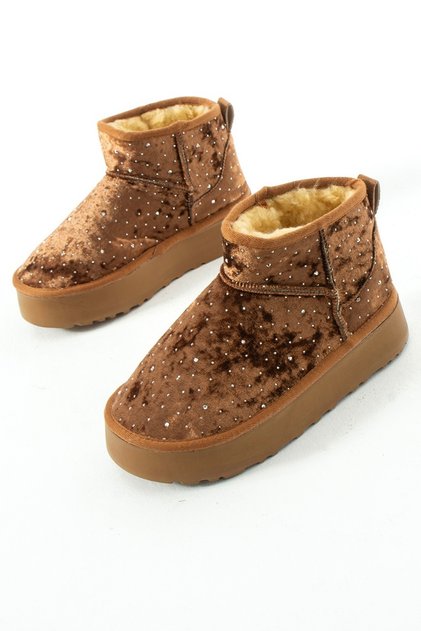 Stoned Premium Fur Women's Boots 00298