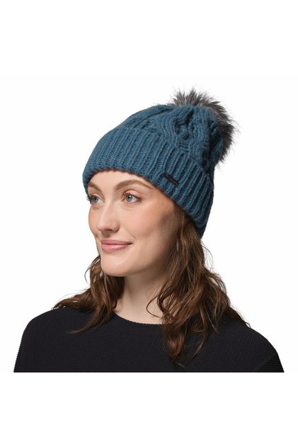 Boundless Days Cable Knit Pom Kadın Bere