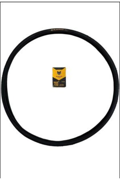 Bike Sky Black Cat 700X25 3mm Zırhlı Yol bisikleti Dış ve İç Lastik